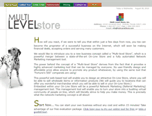 Tablet Screenshot of multilevelstore.com